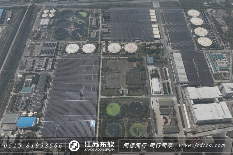 嘉兴市联合污水厂柔性支架光伏发电项目