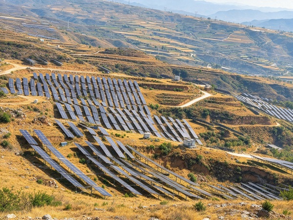 实景案例 | 黄土山坡之上，柔性光伏顺势而栖